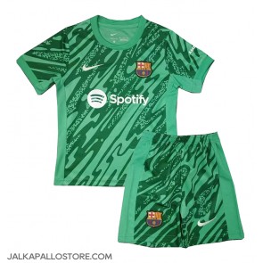 Barcelona Maalivahti Vieraspaita Lapsille 2024-25 Lyhythihainen (+ shortsit)